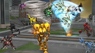 Tornado Robot Battle Transforming: Robot Wars Game Android Gameplay