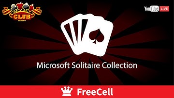 Microsoft solitaire collection - FreeCell - Easy - Live Gaming