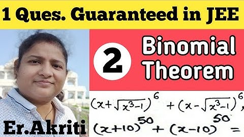 #02,Tricks for Sum of odd terms or even terms | Binomial theorem ||  Er. Akriti || SHAPING FUTURE