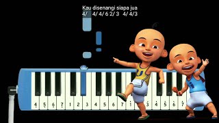 Video thumbnail of "Not Pianika Upin Dan Ipin Inilah Dia"