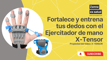 Fortalece y entrena tus dedos con el ejercitador de mano X-Tensor🖐🏼