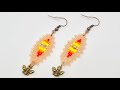 Bead earrings/Diy EARRINGS/herringbone stitch/Серьги из бисера/Серьги своими руками/Натали Амапола