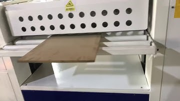 MDF embossing machine
