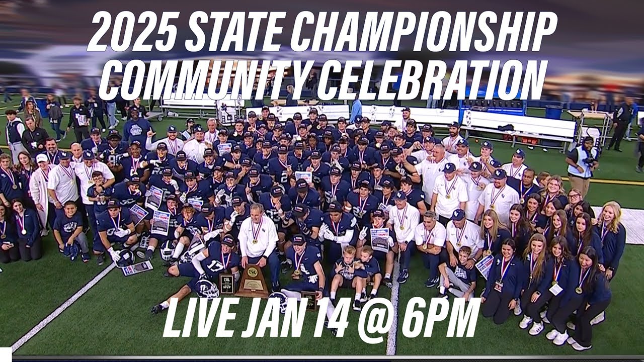 2025 Smithson Valley State Championship Celebration Live