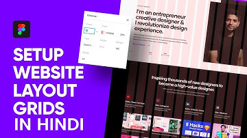 Figma Tutorial : Setup a Responsive grid layout for UI & Web design in Hindi | Desktop mobile layout