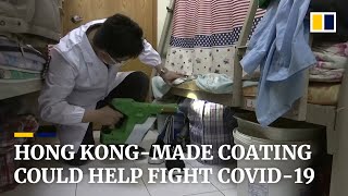 Hong Kong researchers introduce antiviral coating they say can fight the spread of Covid-19