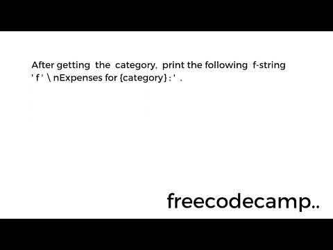 Learn Lambda Functions by Building an Expense Tracker | Python Beta Cert | Step 38