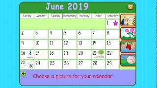 Starfall Calendar June 2019