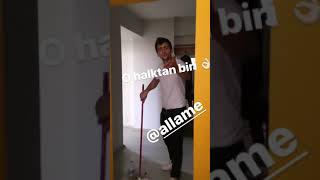 Allame Temizlik Yapıyor