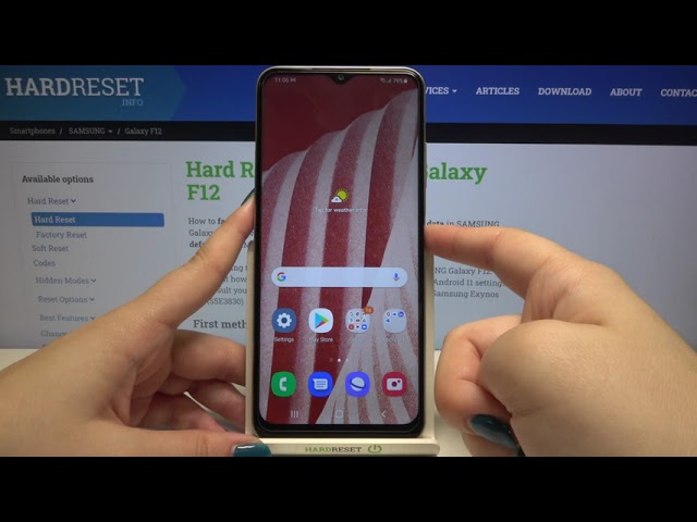 How To Soft Reset Samsung Galaxy F12 Fix Not Responding Device Youtube