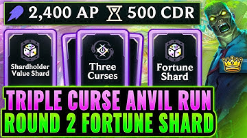 Giga Highroll 3 Curse Stat Run: 2.4K AP + 500 Haste Brand w/ Early Fortune | League Arena Gameplay