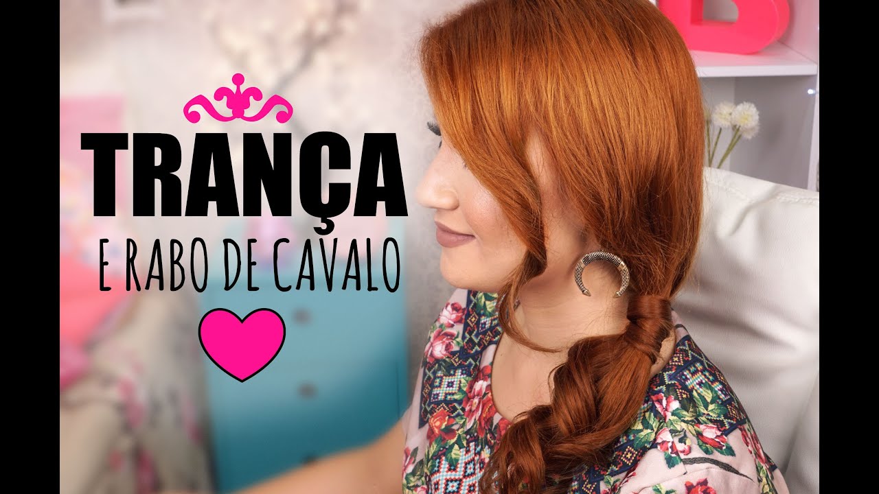 Penteado com trança e rabo de cavalo lateral por  Bianca Andrade - All Things Hair™