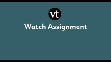 Setting up a VoiceThread Watch Assignment