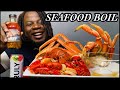 SEAFOOD BOIL | Snow Crab mukbang + BL4CK DENIM DRIP Sauce
