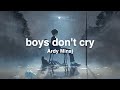 Ardy minaj  boys dont cry lyrics