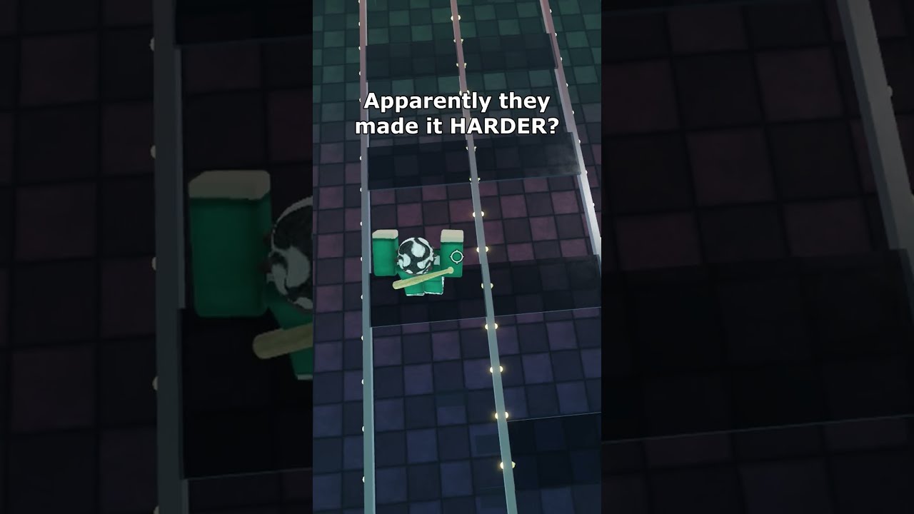 Devs Finally Made Glass Bridge Harder Squidgame Roblox Shorts