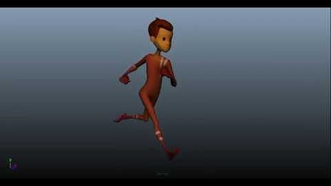 3D Animated Run Cycle  (Stewart Rig)