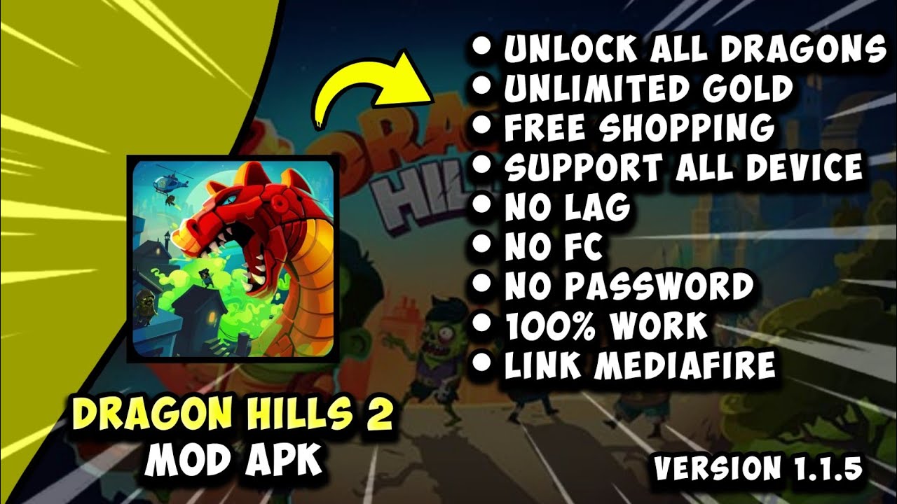 DRAGON HILLS 2 MOD APK [ NO PW ] VERSION