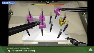RobotiX Mentor, Robotic Surgery Simulator, Robotic Essential Skills Module