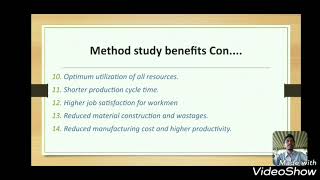 Work study and Method study; Operations Management