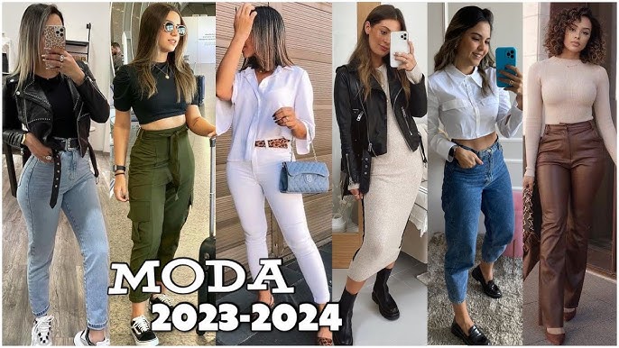 MODA 2024 CASUAL / Outfits LOOKS Y COMBINACIONES CASUALES PARA MUJER  TENDENCIAS 2024 