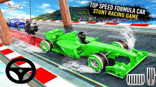 Impossible Formula Car - Formula Car Stunts: Mega Ramp - Red Car Driving Stunt - Android Gameplay screenshot 2