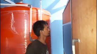 Proses Perakitan Depo Air Minum dengan tandon 8.000 liter