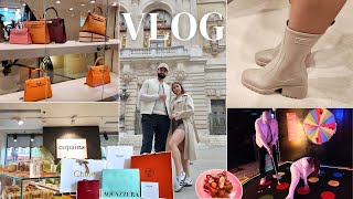 SHOPPING Cadeaux de mariage 💍😍 ( HERMES CELINE CHLOE ) + Mini golf | VLOG PARIS | Amina & Ismaël