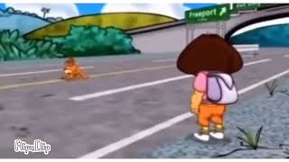 Dora The Explorer Gets Run Over By A Car