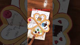 Birthday Card Making# Paper Hearts❤️