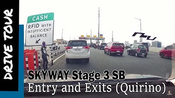Skyway Stage 3 Southbound Quirino Exit (On and Off ramps)