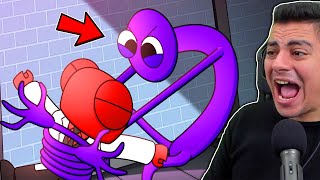 PURPLE's SAD ORIGIN STORY ?! - Rainbow Friends Roblox Animation