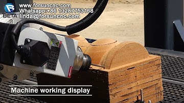 4 axis CNC Wood Router Machine Working Video