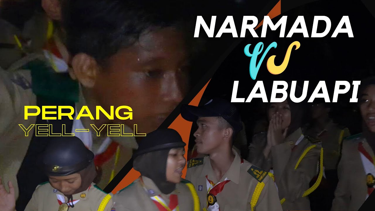 PANAAAS...PERANG YELL-YELL KONTINGEN || RAIMUNA CABANG LOMBOK BARAT