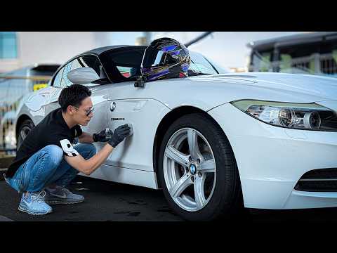 【BMW】半年洗車してないZ4を徹底洗車してDIYコーティングするぜ!【DETAILARTIST】