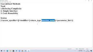 Methods in Java (Part-I) | User-defined Methods in Java (Part-I)| Easy Learning with Sakshi Agarwal