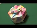 「キャンディボックス」折り紙"Candy box"origami