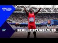 Jamaica S Oblique Seville SHOCKS Noah Lyles In London 100m Wanda Diamond League 2025 Jamaica S Oblique Seville SHOCKS Noah Lyles In London 100m Wanda Diamond League 2025
