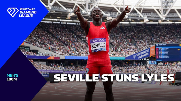 Jamaica's Oblique Seville SHOCKS Noah Lyles in London 100m - Wanda Diamond League 2025