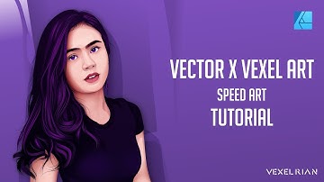 How to Make Vector x Vexel Art in Affinity Designer | Timelapse / Speed Art / Free Original File