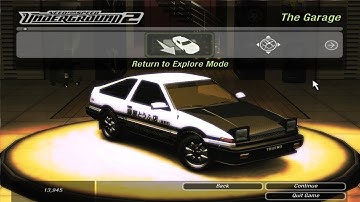 LIVE [Pt-Br/Eng] - NFS Underground 2 - Corolla - Initial D Hype \o/