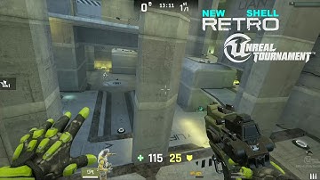 Unreal Tournament 4 - New Retro Shell - UT4 map demo - preview