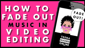 How do you fade music in a video editor like Screenflow for Mac?