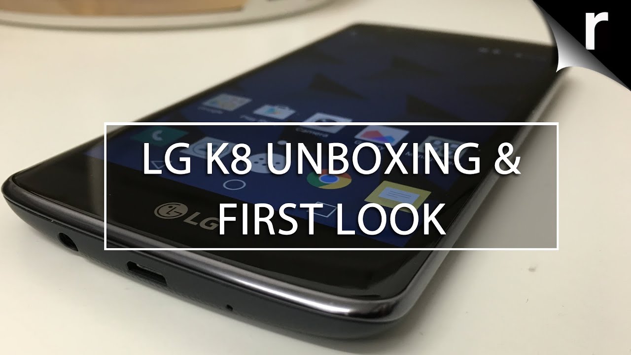 LG K8 Unboxing and First Look Review YouTube