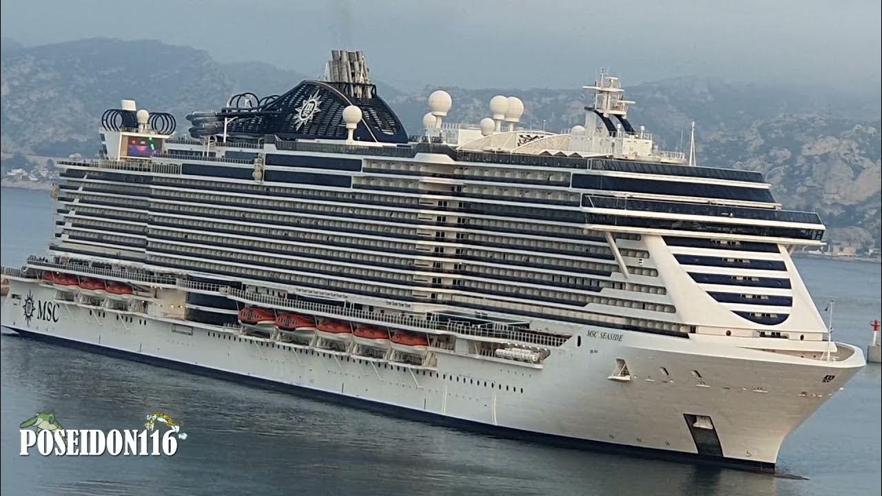 Spettacolare manovra della MSC Seaside YouTube Spettacolare manovra della MSC Seaside YouTube