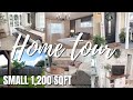 Small home tour | 1200 sqft home tour | Farmhouse Decor inspiration | Decor ideas | Full house tour