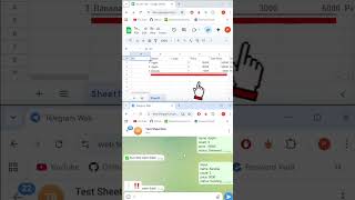 Telegram Bot 🤖 integrated with Google Sheets 📊 #TelegramBot #NodeJS #GoogleSheets #BackendDev