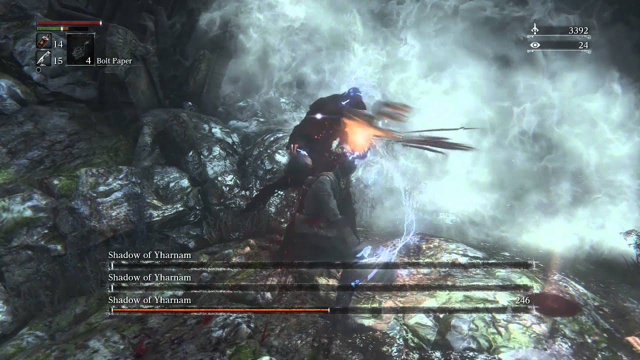 Bloodborne Shadows of Yharnam (Waste of Skin, No Level Up, Damage, Upgrades, Runes,Gems), NG