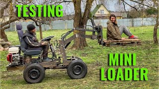 картинка: Мини трактор погрузчик своими руками. Часть 7