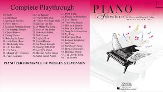 Faber Piano Adventures: Level 1 Playthrough 